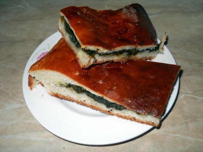 Пирог со щавелем