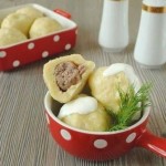 Картофельные клёцки с мясом