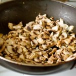 Куриные котлеты с грибами и сыром