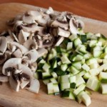 Куриный суп с цуккини и шампиньонами1