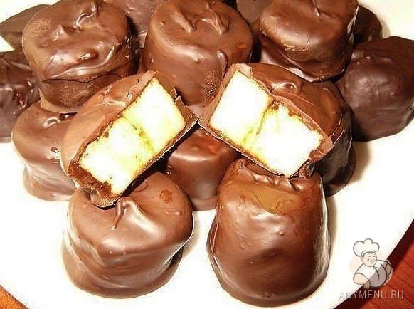 Десерт Бананы в шоколаде