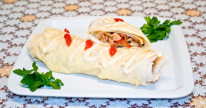 Буррито с индейкой – традиции мексиканской кухни
